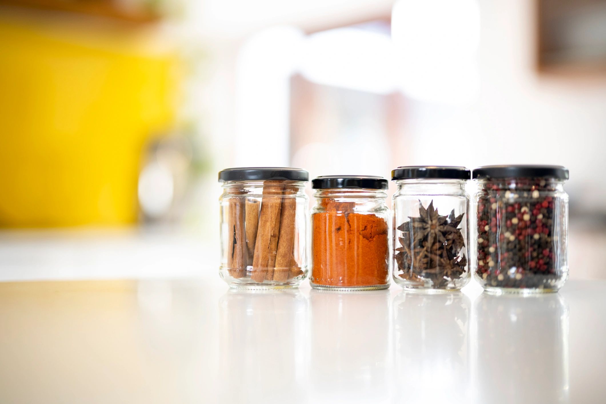 Reusable jars and low-waste kitchen items